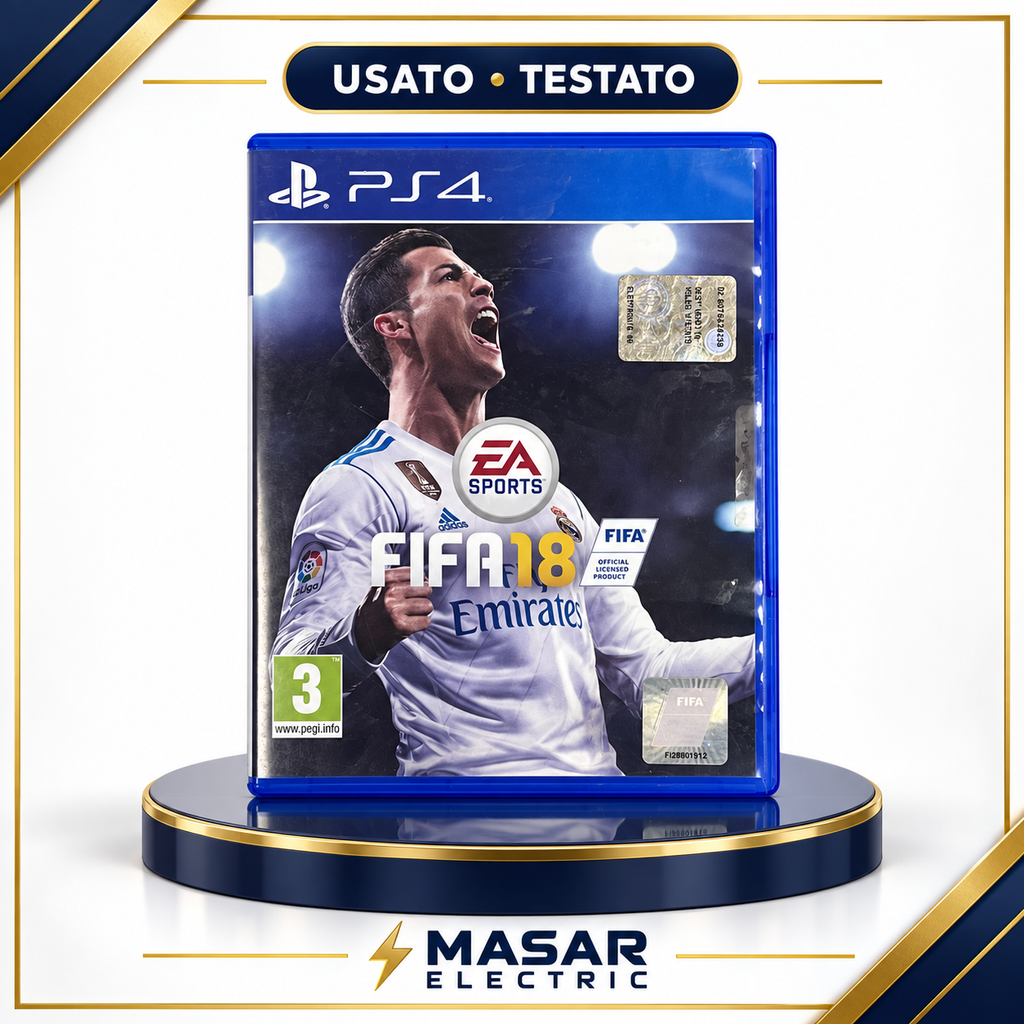 FIFA 18 PS4 – Gioco Originale EA Sports per PlayStation 4 – Testato e Garantito