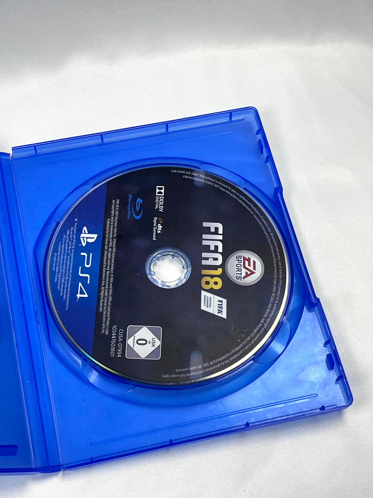 FIFA 18 PS4 – Disco Originale con Custodia Senza Copertina – Testato e Garantito