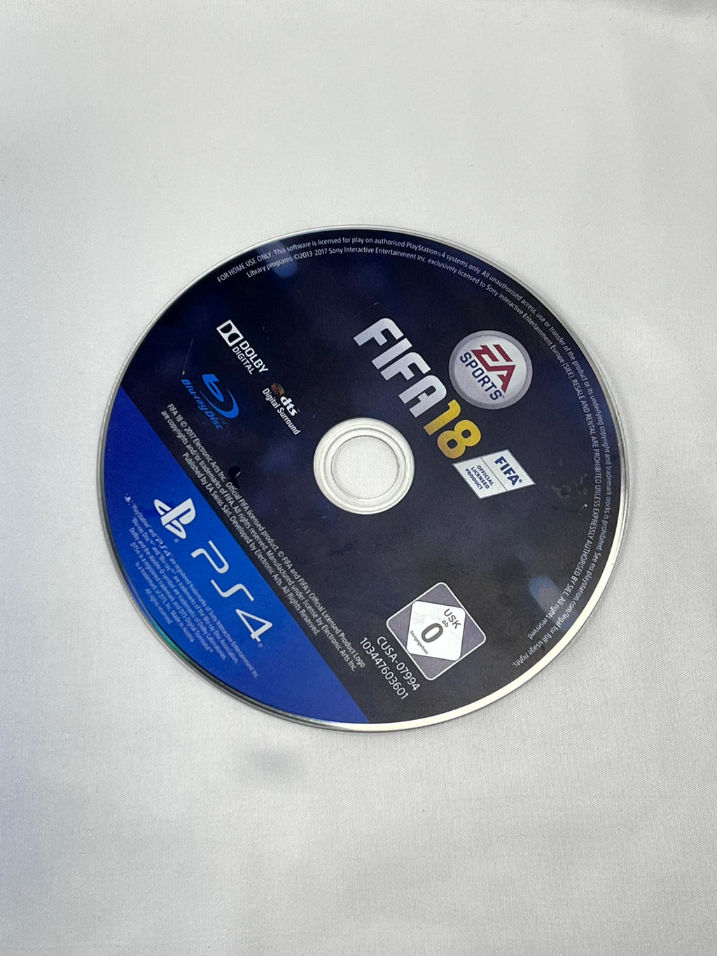 FIFA 18 PS4 – Disco Originale con Custodia Senza Copertina – Testato e Garantito