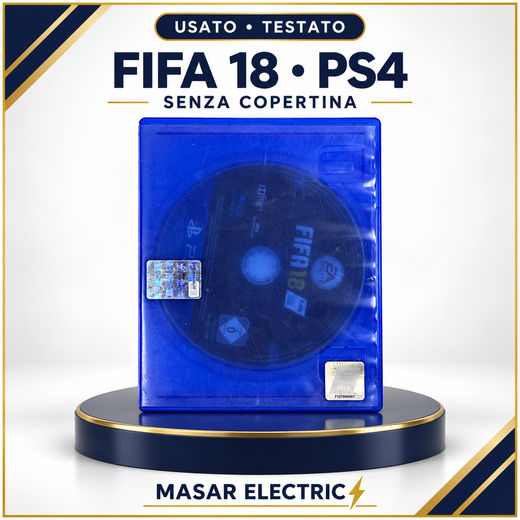 FIFA 18 PS4 – Disco Originale con Custodia Senza Copertina – Testato e Garantito