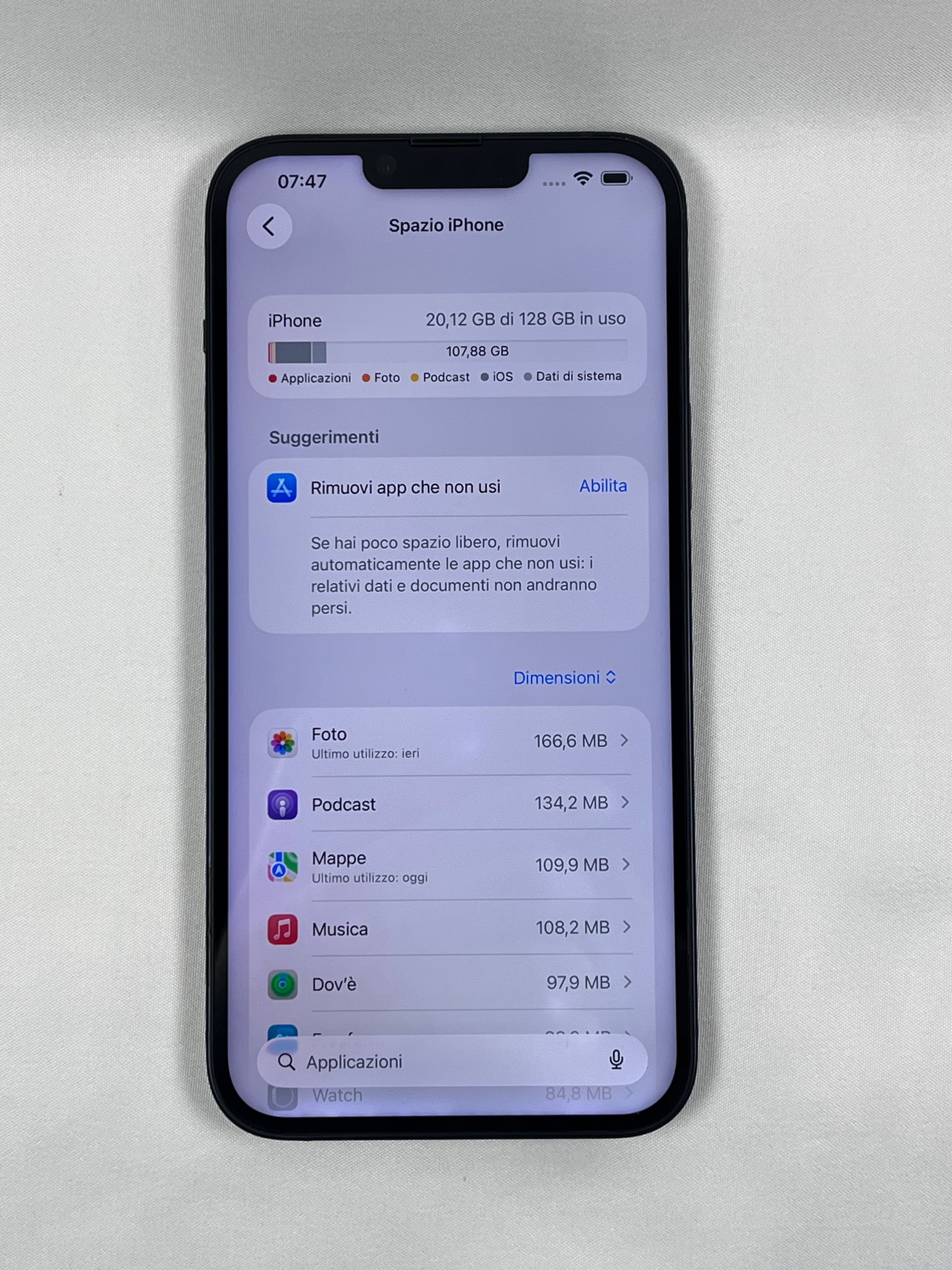 Apple iPhone 14 Plus 128GB Mezzanotte Sbloccato Testato Ottime Condizioni