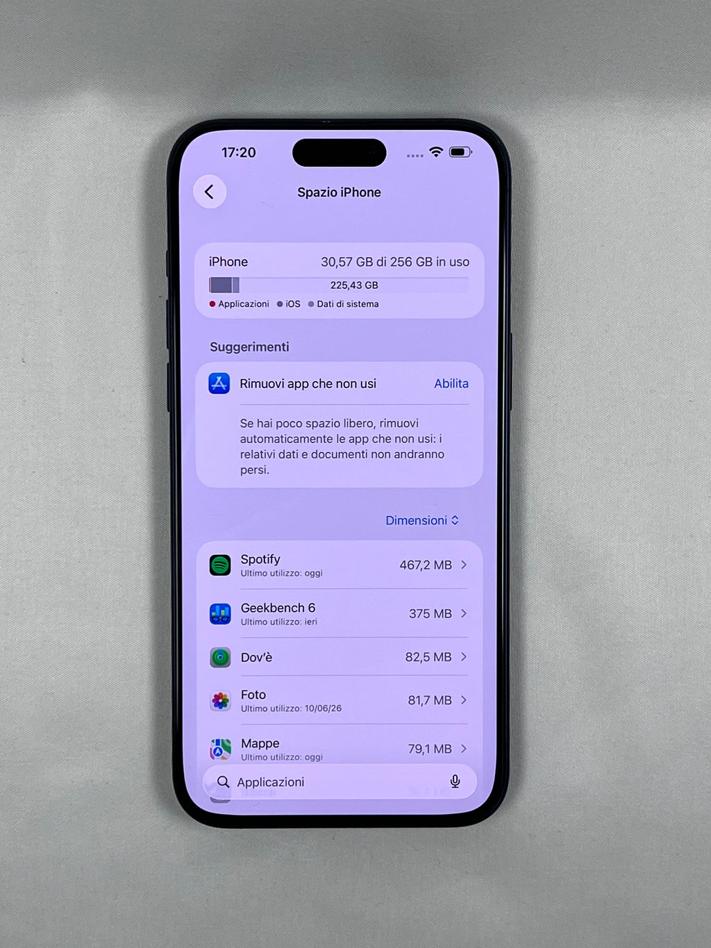 Apple iPhone 15 Pro Max 256GB Titanio Blu Sbloccato Batteria Sostituita