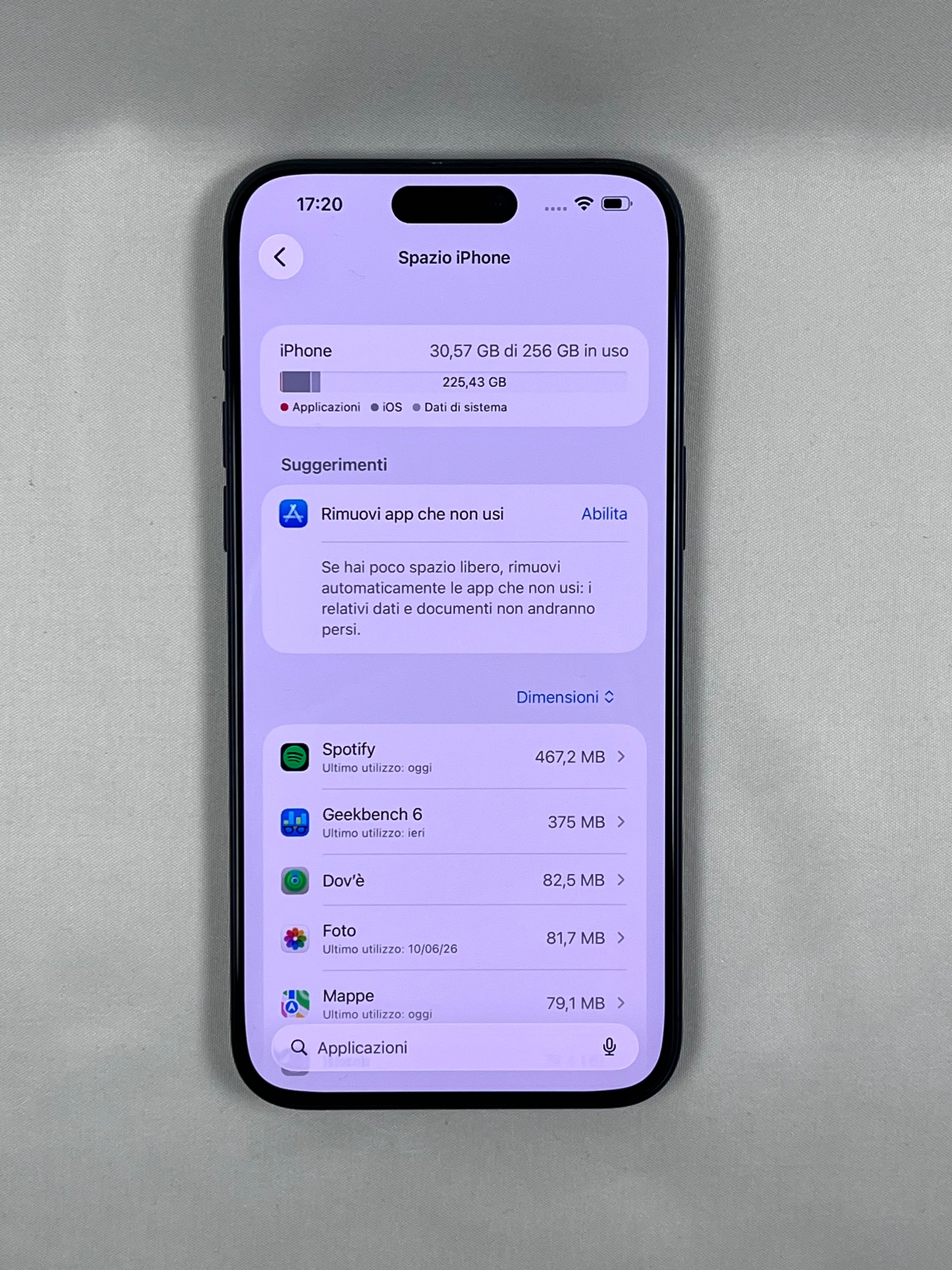Apple iPhone 15 Pro Max 256GB Titanio Blu Sbloccato Batteria Sostituita