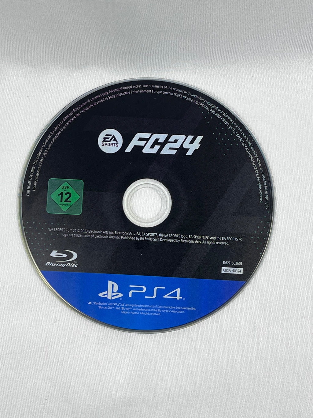 EA Sports FC 24 PS4 PlayStation 4 Gioco Calcio EA Usato Testato