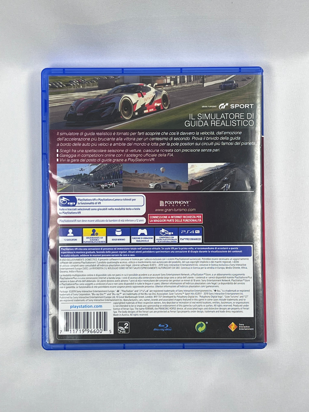 Gran Turismo Sport PS4 The Real Driving Simulator Italiano Testato