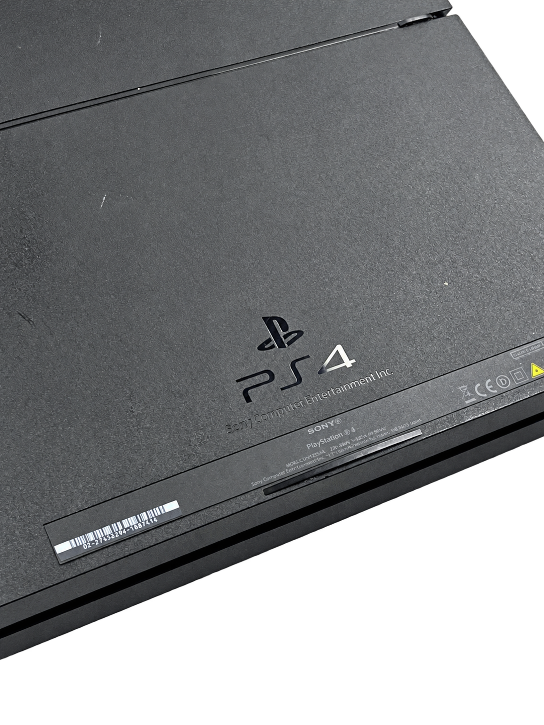 Etichetta e dettagli posteriori Sony PlayStation 4 PS4 Fat