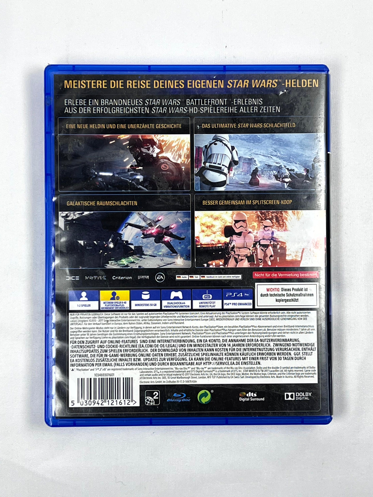 Star Wars Battlefront II PS4 – Gioco Originale EA per PlayStation 4 – Testato e Garantito