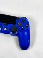 Controller DualShock 4 blu dettaglio tasti