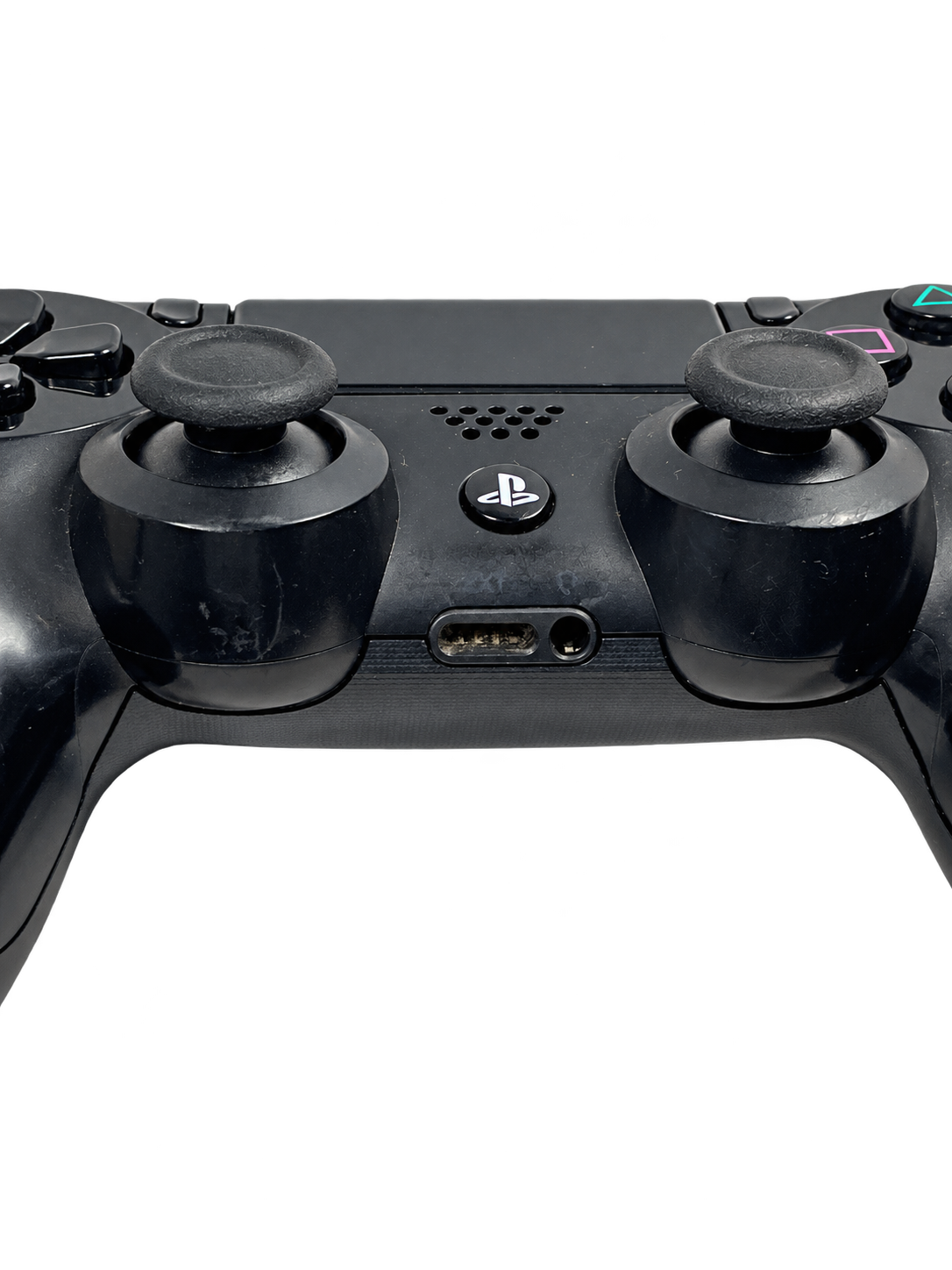 Controller Sony DualShock 4 nero dettaglio centrale