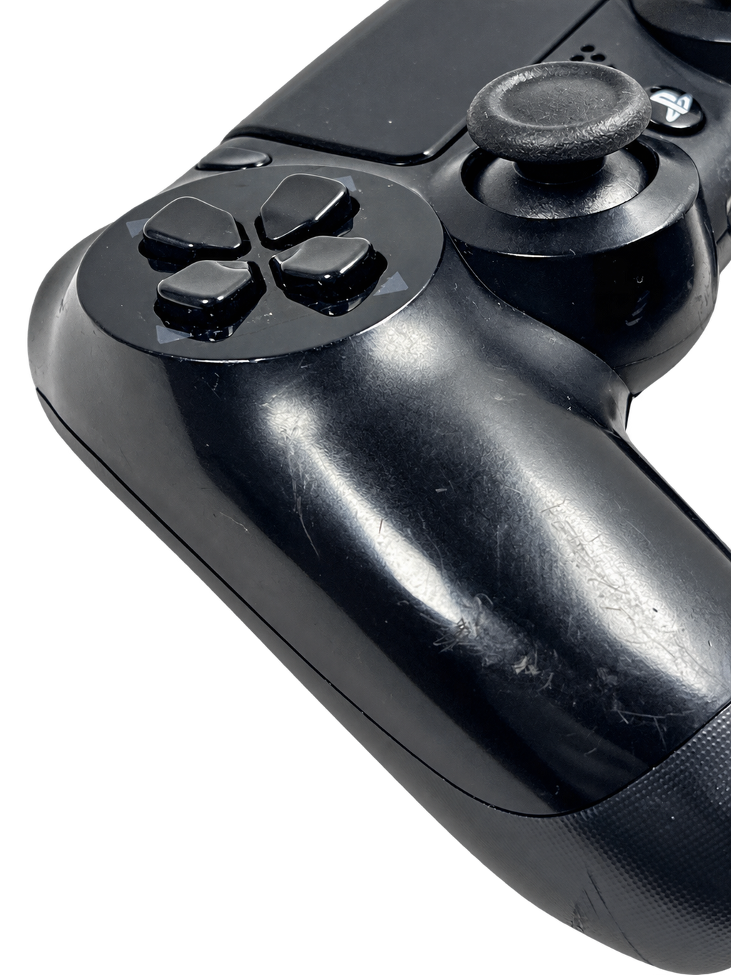 Controller Sony DualShock 4 nero dettaglio sinistro