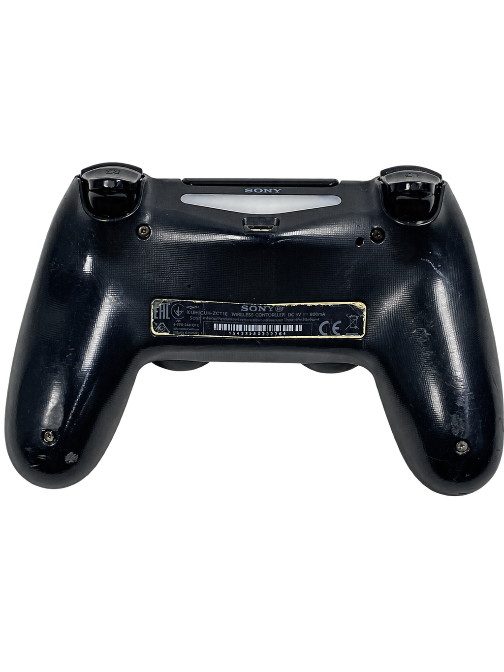 Controller Sony DualShock 4 nero vista posteriore