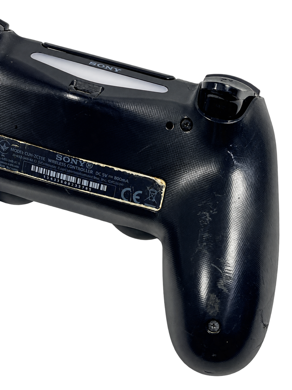 Controller Sony DualShock 4 nero dettaglio posteriore destro