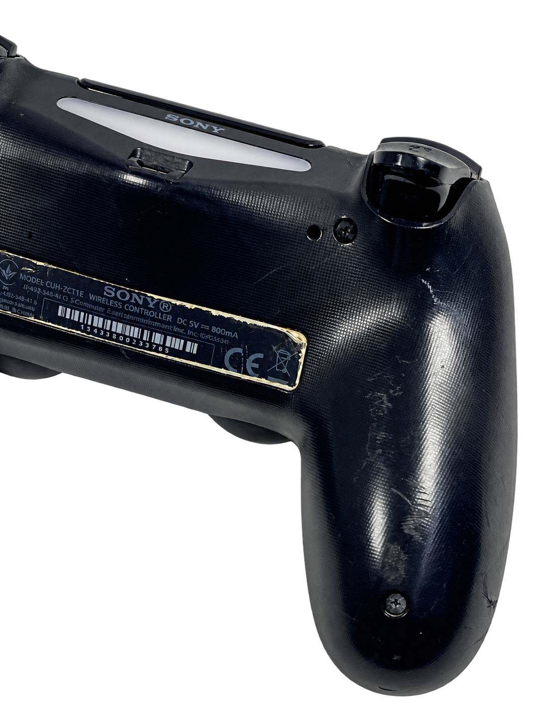 Controller Sony DualShock 4 nero dettaglio posteriore destro