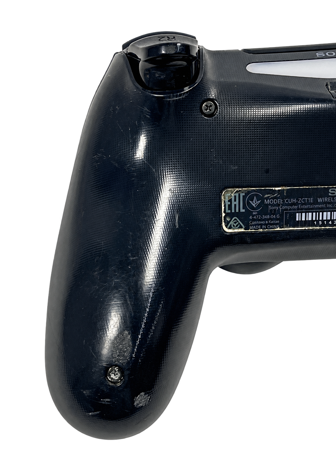 Controller Sony DualShock 4 nero dettaglio posteriore sinistro