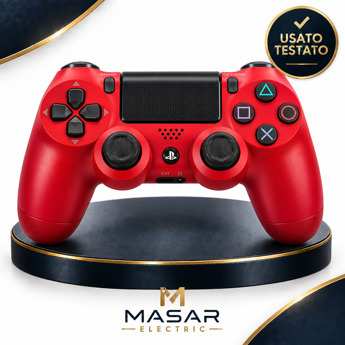 Controller Sony DualShock 4 V2 rosso originale PS4 CUH-ZCT2E - Masar Electric
