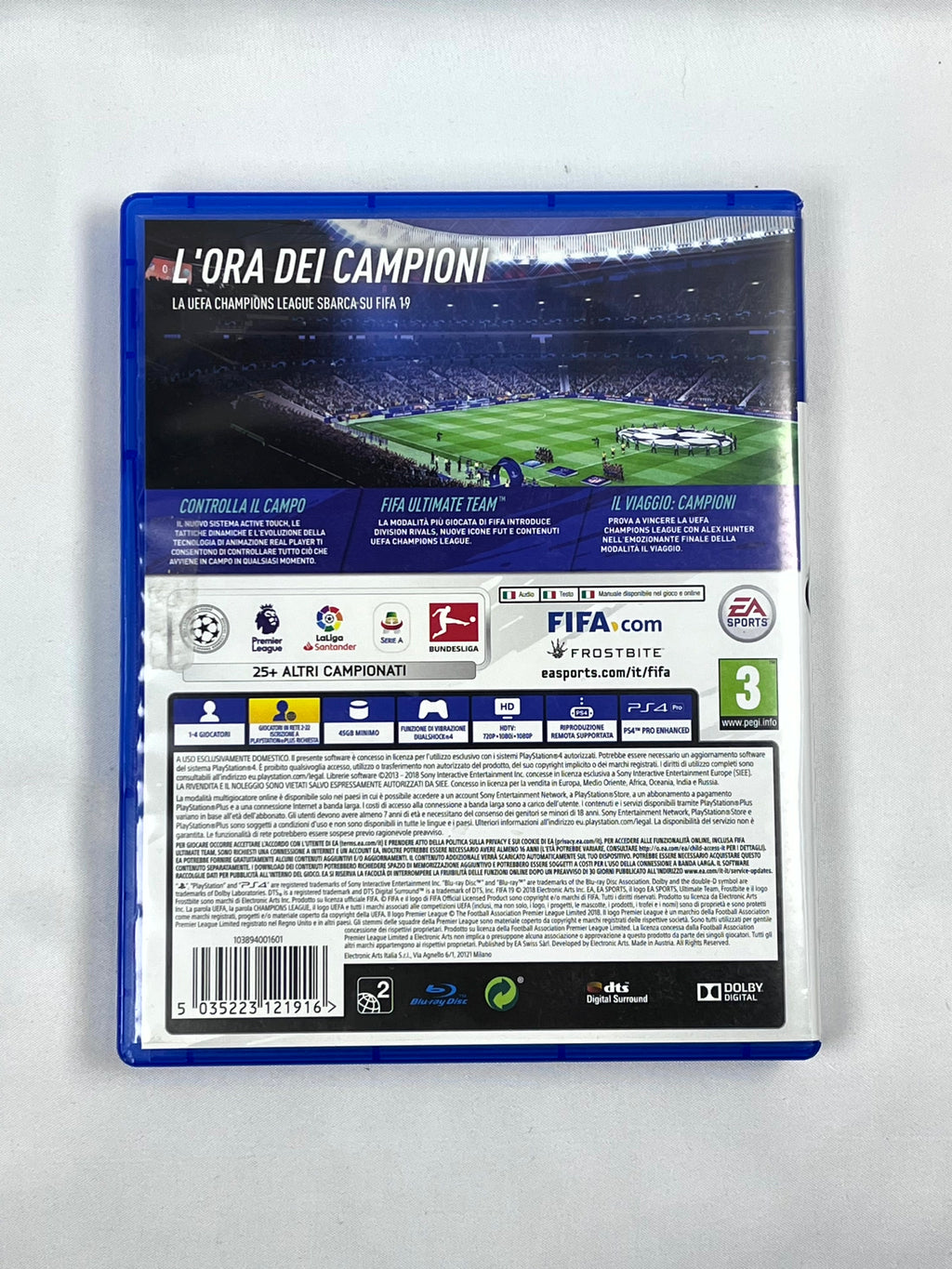 FIFA 19 PS4 custodia retro