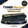 Toner compatibile non originale giallo per Lexmark MC3224dwe equivalente C3220Y0, residuo circa 100%