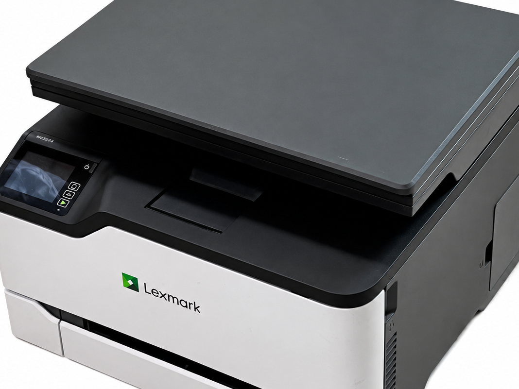 Lexmark MC3224dwe - retro e connessioni reali