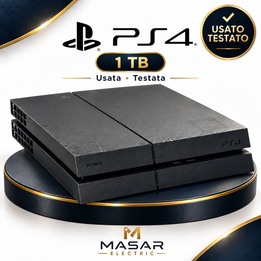 Sony PlayStation 4 PS4 Fat 1TB CUH-1216B usata testata - Masar Electric