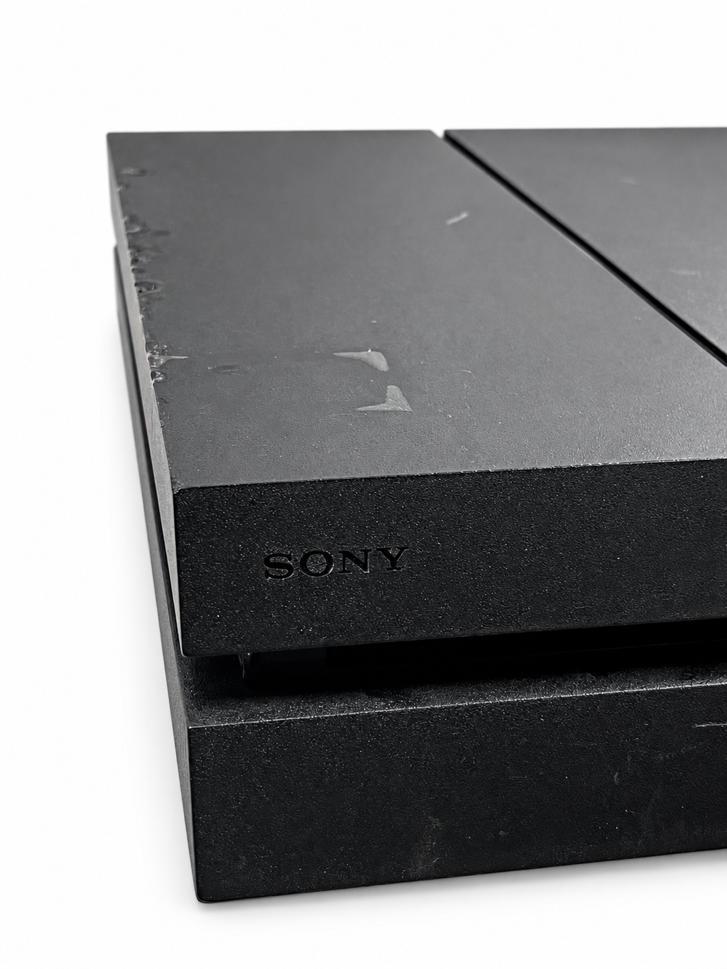 PS4 CUH-1216B dettaglio bordo sinistro e usura
