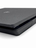 Fondo Sony PlayStation 4 Slim con simboli PlayStation