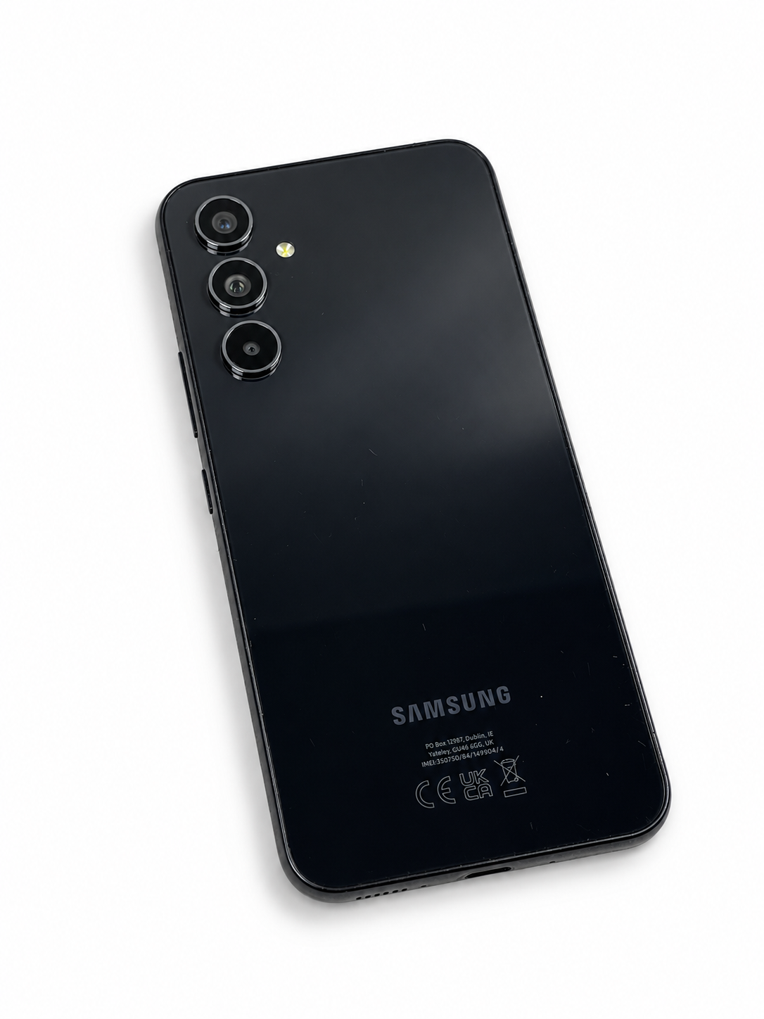 Samsung Galaxy A54 5G Nero - vista posteriore inclinata