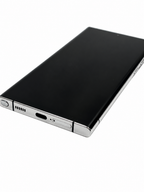 Samsung Galaxy S22 Ultra Bianco dettaglio bordo inferiore frontale