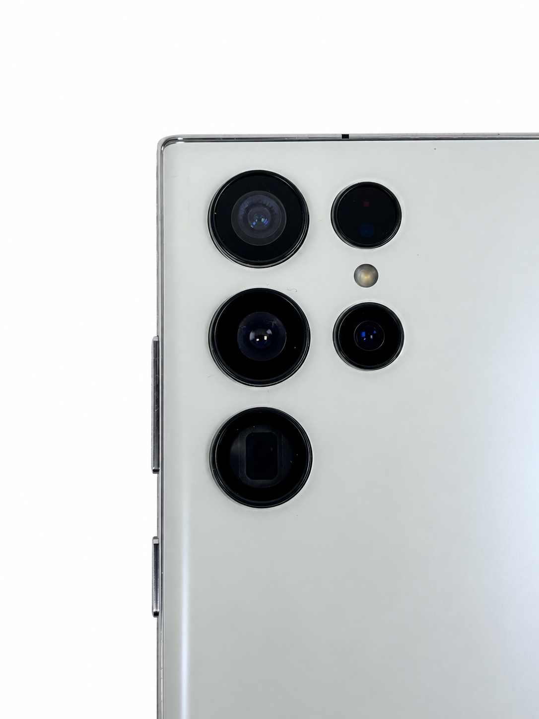 Samsung Galaxy S22 Ultra Bianco dettaglio modulo fotocamere