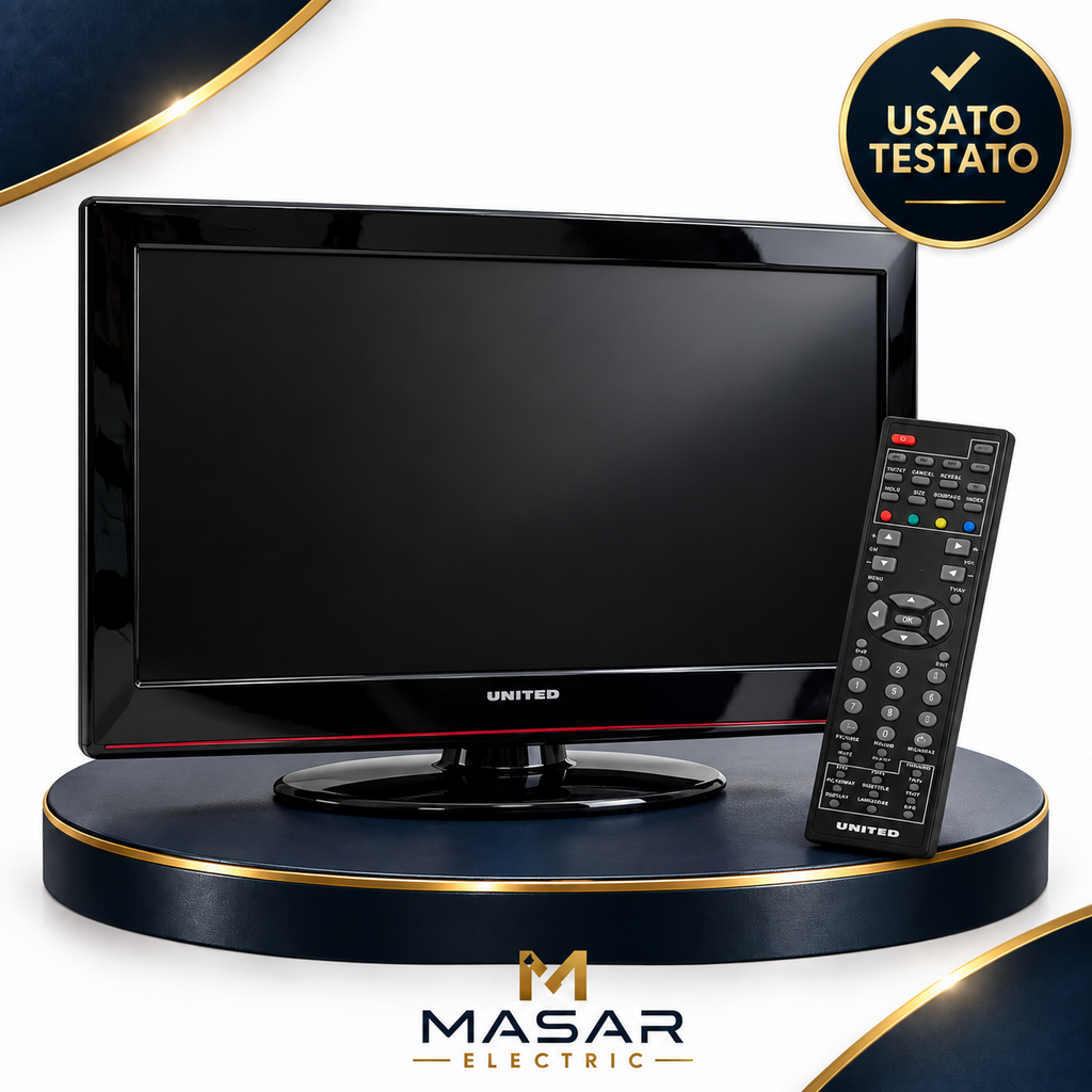 TV United usata testata con telecomando - Masar Electric