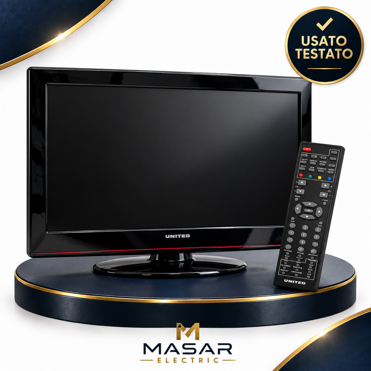 TV United usata testata con telecomando - Masar Electric